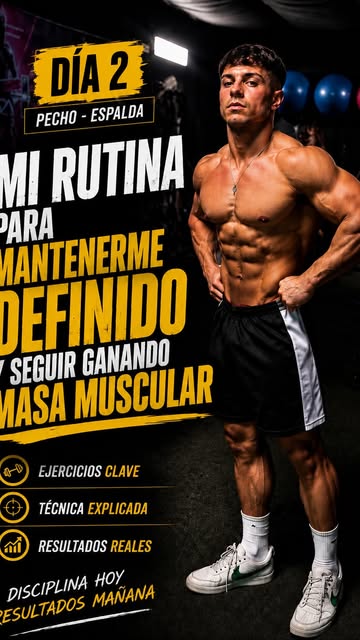 Vídeo de David Castro: Mi rutina para mantenerme definido y seguir ganando masa muscular